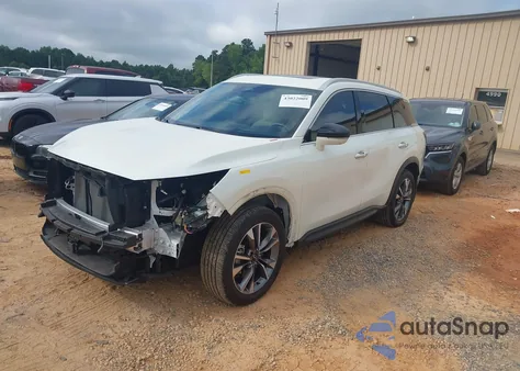 2024 Infiniti Qx60 Luxe Awd z USA, uszkodzony, nr VIN 5N1DL1FS0RC332373